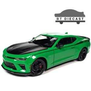AUTOWORLD 2017 NICKEY CHEVY CAMARO SS 1LE 1/18 KRYPTON GREEN AMM 1276 - Picture 1 of 6
