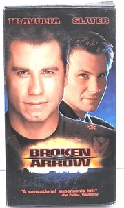 Broken Arrow 1996 VHS John Travolta, Christian Slater, Samantha Mathis, - Imagen 1 de 12