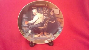 Keeping Company by Norman Rockwell, Rockwell's Golden Moments Knowles #14745 A - Picture 1 of 5
