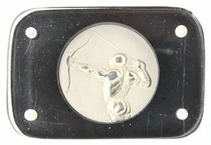 1988 Salvador Dali Bogenschießen Gedenkmünze USA Olympisches Komitee 999 Silbermünze - Bild 1 von 2
