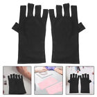 2 Pairs Nail Gloves Polyester Protective Gloves Nail Art