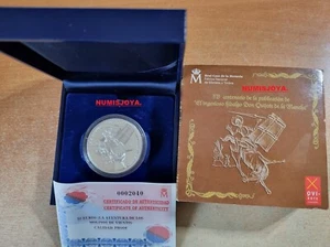 10 EUROS Plata ESPAÑA 2005. EL QUIJOTE "LA AVENTURA DE LOS MOLINOS DE VIENTO". - Imagen 1 de 2