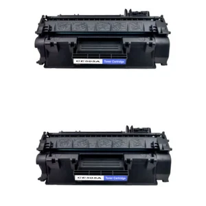 2 cartuchos de tóner para HP LaserJet P2054 serie P2054X P2055 P2055D CE505A - Imagen 1 de 2