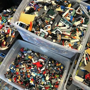 3 LBS Pounds LEGO Lot  Bricks Blocks Random Bulk City Star Wars Castle DC MARVEL - Picture 1 of 3