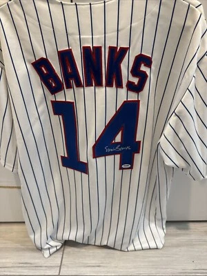ERNIE "MR. CUB" BANKS - JERSEY SIGNED - Image 1 of 4