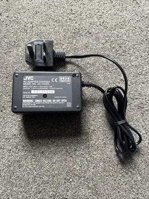JVC AC Adapter Charger AA-100 Model No: AA-V100EK With Power Supply Cable - Image 1 of 4