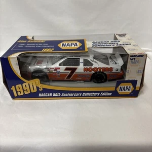 XRARE 1:24 Alan Kulwicki #7 HOOTERS / NAPA 1992 VINTAGE ACTION Die Cast NASCAR - Picture 1 of 5