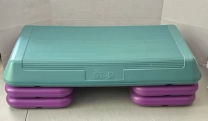 Stepper aerobico The Step Original Exercise 43" con piattaforma 4 rialzi viola - Foto 1 di 7