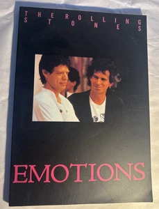 ROLLING STONES JAPANESE PHOTO BOOK EMOTIONS STEEL WHEELS '89 KEITH RICHARDS RARE - Picture 1 of 16