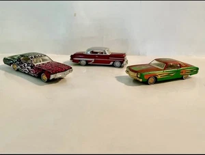 Hot Wheels Collectibles LOWRIDER MAGAZINE 3 Car Set - Picture 1 of 6