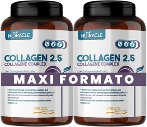 Collagene Idrolizzato Verisol® 2500 Mg + Acido Ialuronico + Coenzima Q10 - Integ - Foto 1 di 12