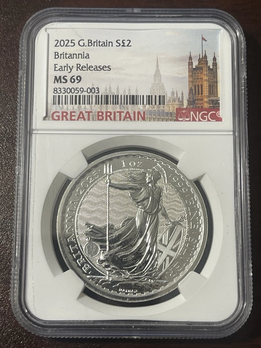 UK Britannia MS 69 Silver Bullion Coins for sale | eBay