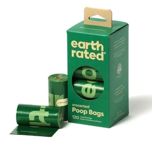 Earth Rated Dog Poo Bags, Guaranteed Leak Proof and Extra Thick Waste Bag x 120 - Picture 1 of 5