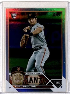 2023 Topps Rainbow Foil Ford Proctor RC San Francisco Giants #472 - Picture 1 of 2
