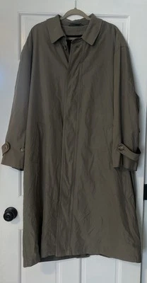 Trench coat Lauren Ralph para hombre 46R forro de lana extraíble abrigo topo Foto 1 de 4