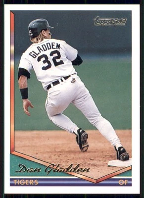 1994 Topps Gold #342 Dan Gladden - Image 1 of 2