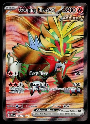 Gouging Fire ex 188/162 SV05: Temporal Forces Ultra Rare - Image 1 of 2