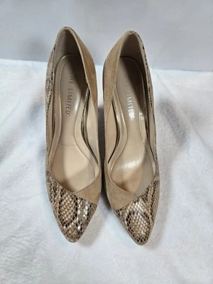 SALTOS LIMITADOS DE CAMURÇA E PELE DE COBRA TAMANHO 8  - Imagem 1 de 4