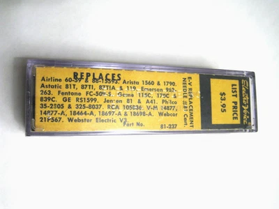 🇺🇸 👍 🎶 🔥 vintage nos electro voice ev 81 astatic 81-t stylus - Image 1 of 4