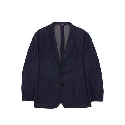 2.5k$ PRADA Navy Wool Two Buttons Blazer Sport Coat Jacket 54 - L - Image 1 of 4