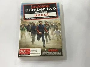 JACKASS NUMBER TWO THE MOVIE UNCUT (DVD , MA 15+) - Picture 1 of 4