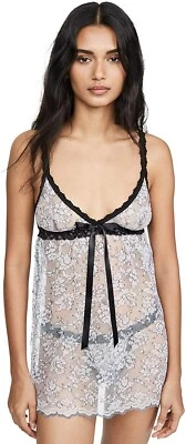 Conjuntos de pijama Hanky Panky 252217 feminino Mary Grace Babydoll fio dental tamanho P - Imagem 1 de 4