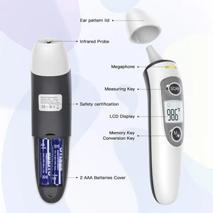 Touchless Thermometer for Adults, Forehead Thermometer for Fever, Body Thermo... - Picture 1 of 9