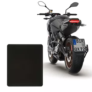 ALU Verstärker Kennzeichenverstärker Kennzeichenhalter Motorrad 180X200 SCHWARZ - Bild 1 von 1