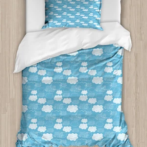 Blauer Himmel Bettwäsche Set Gepunktete Fluffy Illustration - Bild 1 von 7