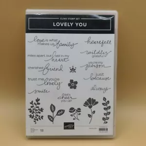 Stampin' Up! Lovely You ~ Sentimenti fiori rami fogliame ~ Set di 18 - Foto 1 di 2
