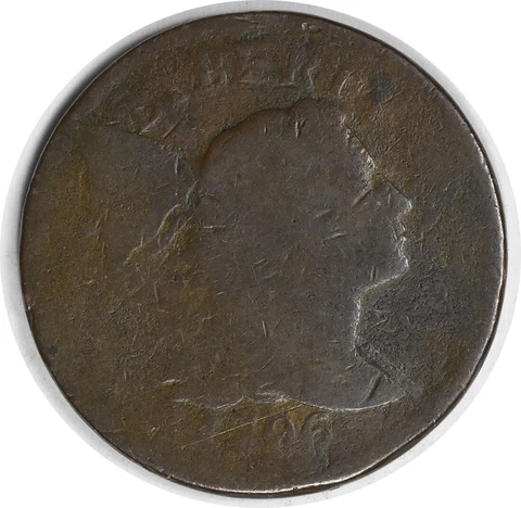 1796 Large Cent Liberty Cap AG Uncertified #248 Cover