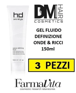 3 PEZZI FARMAVITA HD WAVE DEFINING FLUID 150ml GEL DEFINIZIONE ONDE RICCI - Bild 1 von 1