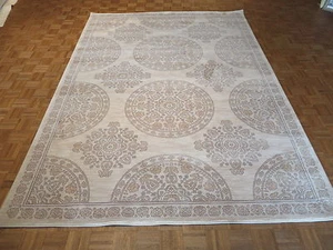 9'6 X 12'11 Totalmente Nueva Alfombra Karastan Pacifica Olympia Beige 70033 - Imagen 1 de 7