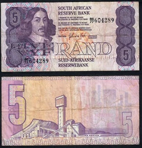 South Africa 5 Rands banknote 1981-1989 "Gerhard Kock" Fine Condition!! - Picture 1 of 1