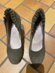 HIRSCHKOGEL Pumps Damen Gr. 39 grün … Dirndl… Oktoberfest… - Bild 1 von 4