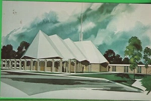 Vintage Texas TX Postcard Artist Painting 1st Methodist Church Proposed Seymour - Picture 1 of 5