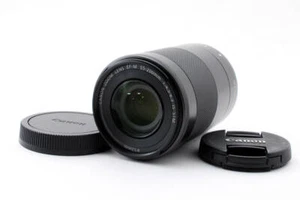【Good】Canon Zoom Lens EF-M 55-200mm f/4.5-6.3 Black IS STM EOS 9517B002 F/S - Picture 1 of 10