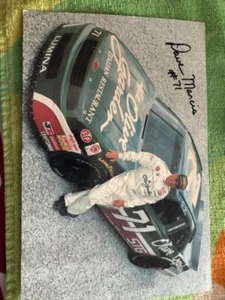 VTG1990s Beautiful Autographed Dave Marcis Giant Postcard Print #71 Olive Garden - Picture 1 of 1