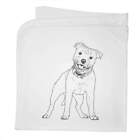 'Staffordshire Bull Terrier' Cotton Baby Blanket / Shawl (BY00019006)