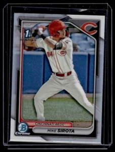2024 Bowman Draft Chrome Refractor Mike Sirota Cincinnati Reds #BDC-32 - Picture 1 of 2