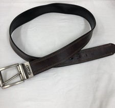 MEN'S LEVI'S BLACK/BROWN REVERSIBLE GENUINE LEATHER BELT SIZE 38/40.