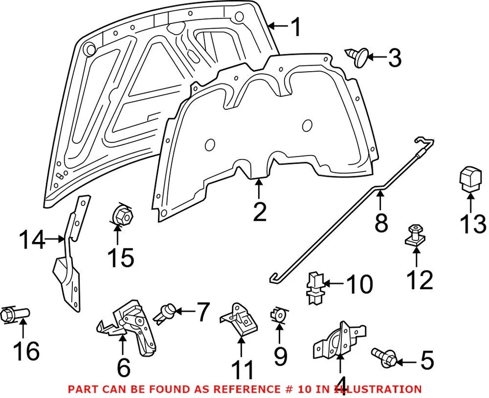 Clip deflector soporte radiador Mopar genuino OEM para Chrysler Grand Caravan Dodge Foto 1 de 1