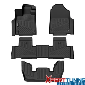 Fits 22-25 Acura MDX All Weather 3D Molded Floor Mats Carpets 3 Rows - TPE - Picture 1 of 7