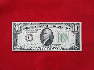 FR-2006C* 1934 A STAR $10 Philadelphia Federal Reserve Note *Very Fine+* - Image 1 of 2