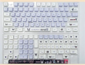 Anime My Melody Kuromi XDA Height PBT Dye-sub 146 Keycaps for Cherry MX Keyboard - Picture 1 of 9