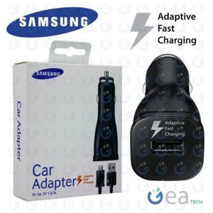 Samsung Chargeur Original Auto Fast 15W EP-LN915UB + Câble Micro USB Noir - Bild 1 von 1