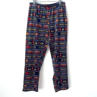 Pantalones de pijama Aeropostale Home Alone Christmas jóvenes bolsillos grandes cordón Foto 1 de 4