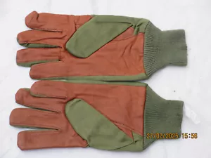 RAF Gloves Ground Crew,Royal Air Force,Leather,M.B.1982,NOS,Gr.9; British Army - Bild 1 von 3