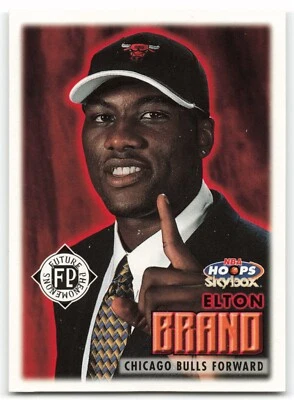 1999-00 NBA Hoops #168 ELTON BRAND Chicago Bulls RC Rookie  !!! - Image 1 of 2