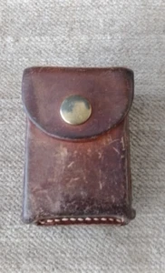 Schweizer Armee - Ältere stabile Lederbox - Bild 1 von 3